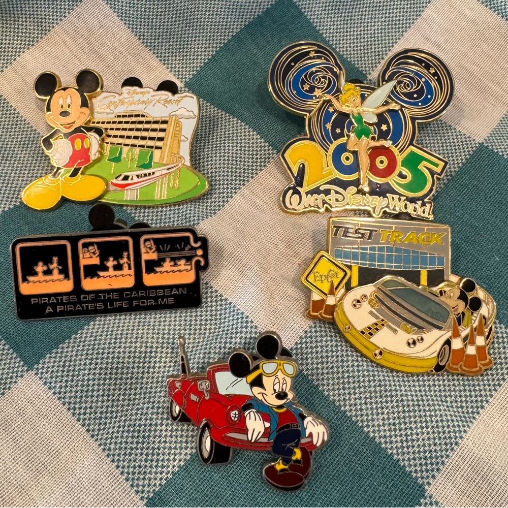 Disney Mickey Mouse Pins Disneyworld